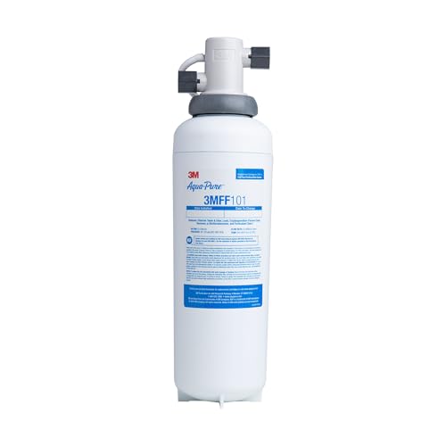 3M Aqua-Pure 3M FF100 Under Sink Drinking and Cooking Water Filter System, Reduces Lead, Microplastics, Chlorine Taste a