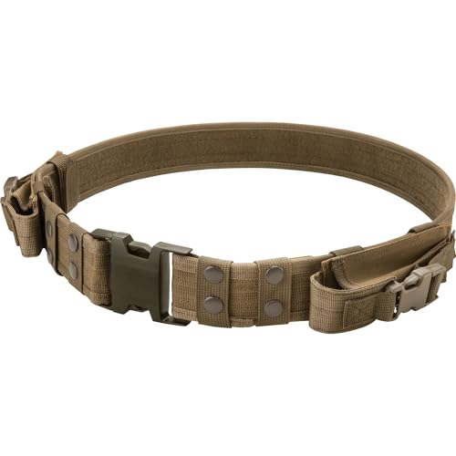Barska Optics BI12306 CX-600 Tactical Belt, Tan , Fits: Up to 44"