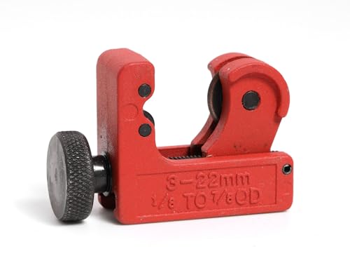 (-40%) ROTHENBERGER Industrial MiniCut Rohrabschneider | Ø 3mm - 22mm (1/8" - 7/8") | Rohrtrenner | Rohrschneider für Kupfer-, Messing-, Aluminium- und dünnwandigen Stahlrohre 070640E