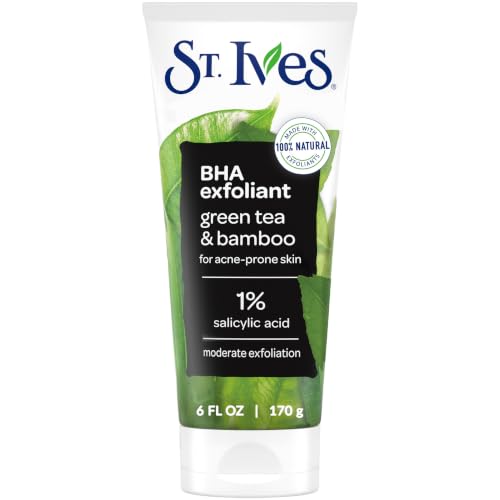St. Ives Blackhead Clearing Face Scrub, Green Tea & Bamboo, 6 oz