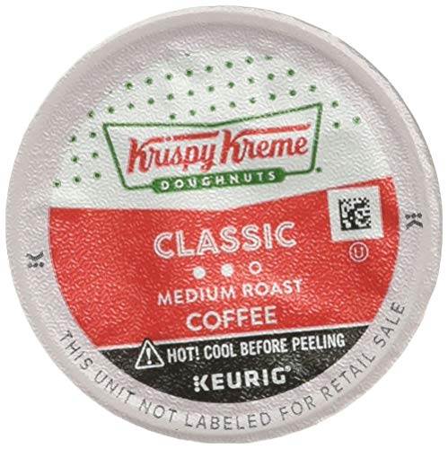 Krispy Kreme Classic, Single-Serve Keurig K-Cup Pods, Medium Roast Coffee, 24 Count