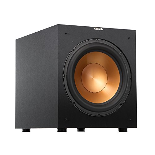 Klipsch R-12SW Powerful Deep Bass Front Firing 12" Copper-Spun Driver 400W Digital Power Subwoofer 14" X 18.5&