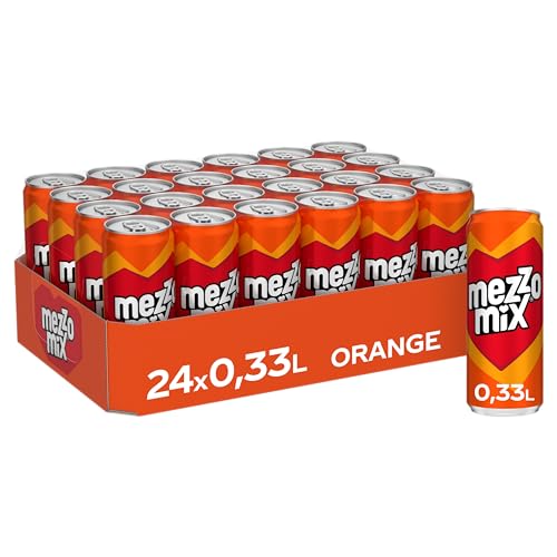 (-32%) Mezzo Mix , Einzigartiges Mischgetränk aus Cola & Orange in stylischen Dosen , 24 x 330ml