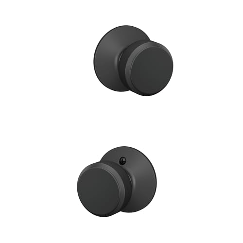 F10 Bwe 622 Bowery Door Knob Hall And Closet Passage Lock Matte Black