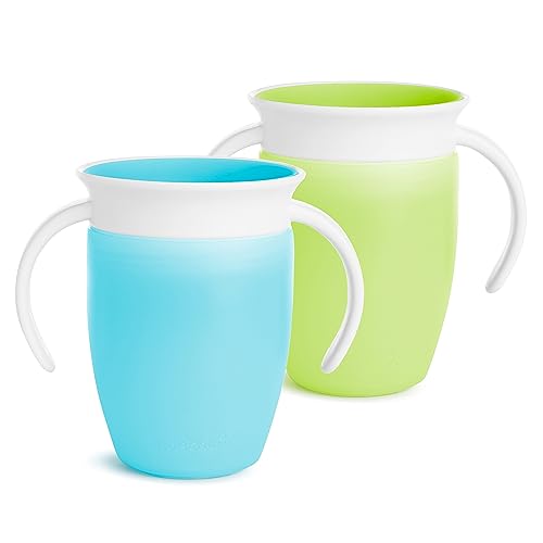 Munchkin Miracle 360 Sippy Cup 7oz 2-Pack Blue Green