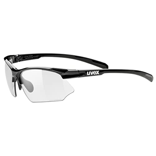 Uvex sportstyle 802 V Sportbrille, black/smoke, one size