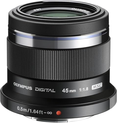 Olympus M.Zuiko Digital ED 12mm F2.0 Objektiv, lichtstarke Festbrennweite, geeignet für alle MFT-Kameras (Olympus OM-D & Pen Modelle, Panasonic G-Serie), schwar