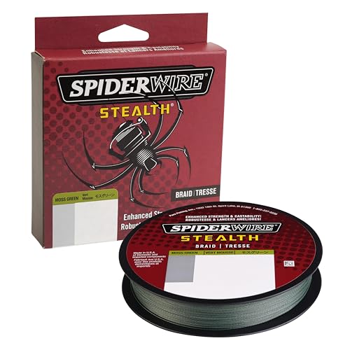 SPIDERWIRE SCS06G-300 Stealth, 300-Yard/6-Pound, Moss Green