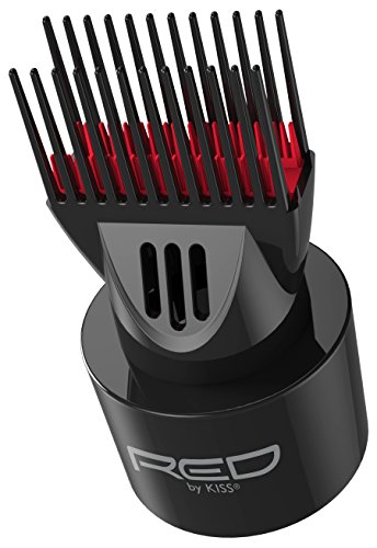 Red by Kiss Universal Detangling Blow Dryer Hair Styling Pik – Double Layer Pik Attachment for Smooth, Frizz-Free Hair – Compatible with All Hair Dryers, Wigs, Weaves & Natural Hair
