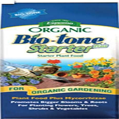 Espoma Organic Bio-Tone Starter Plus 4-3-3 Natural & Organic Food with Both Endo & Ecto Mycorrhizae; 8 lb. Bag; The Ultimate Starter Plant Food