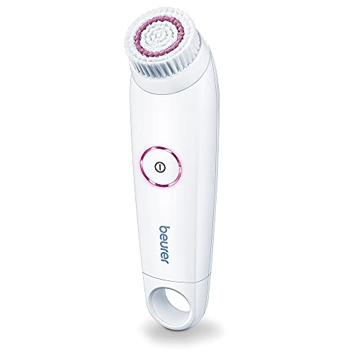 (-55%) Beurer FC 45 elektrische Gesichtsreinigungsbürste, Tiefenreinigung für spürbar weiche & strahlende Haut, 2-stufige Rotation, Gesichtsbürste für alle Hauttypen, Wasserdicht, Weiß
