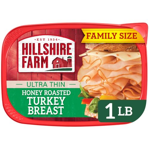 Hillshire Farm Ultra Thin Sliced Deli Lunch Meat, Honey Roasted Turkey Breast, 16 oz