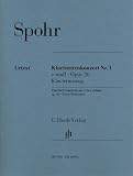 Concerto Pour Clarinette No1 Opus 26 En Do Mineur Clarinette Sib Piano