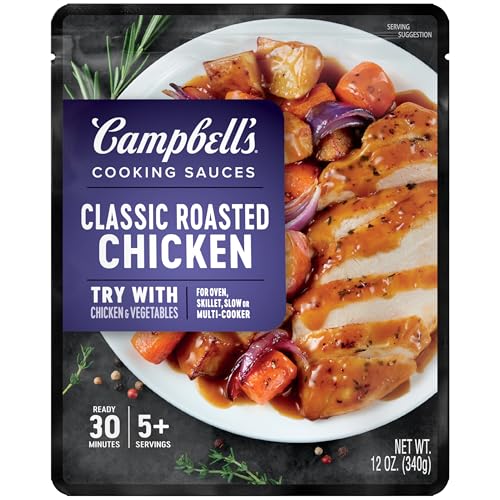 Campbell's Cooking Sauces, Classic Roasted Chicken Sauce, 12 Oz Pouch