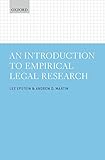 An Introduction To Empirical Legal Research English Edition