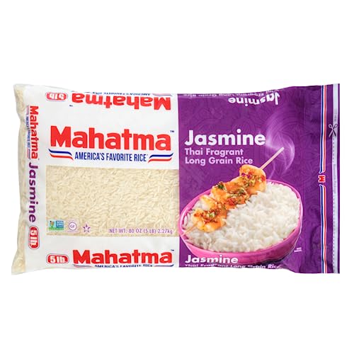 Mahatma Jasmine 5lb Bag Of Rice Thai Indian Or Cambodian Fragrant