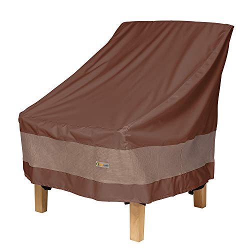DUCKCOVERS Ultimate Waterproof Patio Lounge Chair Cover, All Weather Protection, Durable Outdoor Lawn Patio Furniture Covers, 32W x 37D x 36H inch, Patio Chair Covers for Outdoor Furniture