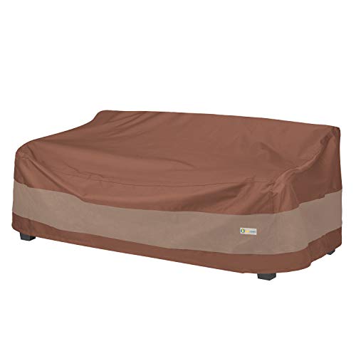 Duckcovers Ultimate Waterproof Patio Sofa Cover, Outdoor Couch Cover with All Weather Protection, Patio Furniture Covers with Attachment Strap, 77"W x 35"D x 35"H, Outdoor Sofa Cover