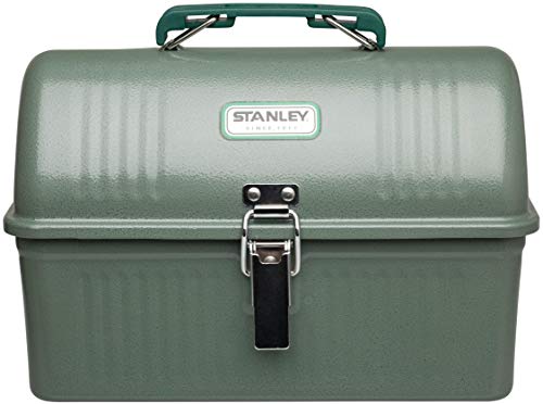 Stanley Classic Lunch Box 5.5 qt | Vintage Metal Lunchbox | Durable Meal Container with Handle and Latch | Stores Food, 