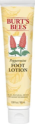Burt’s Bees Peppermint Oil Foot Lotion, 3.38 Oz