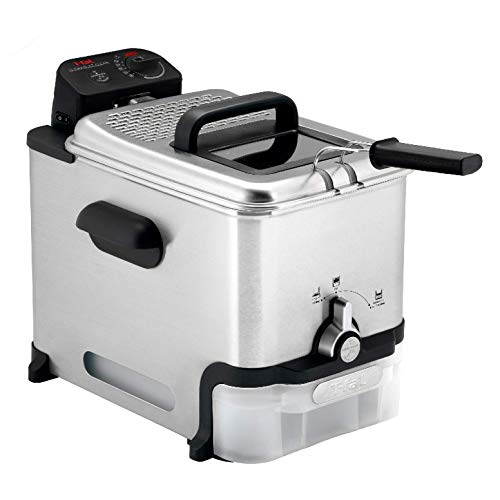 T-fal 3.5L Stainless Steel Deep Fryer with Oil Filtration (FR8000)