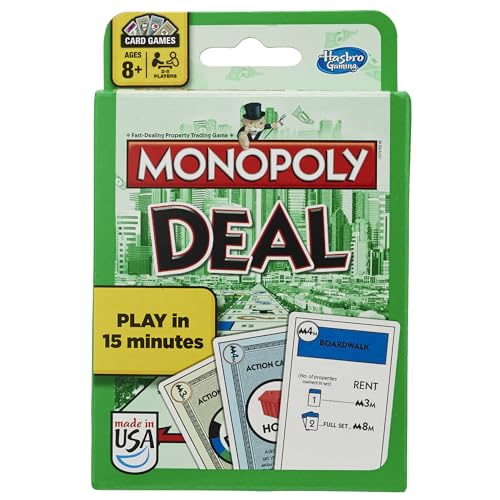 Monopoly Deal Card Game Or Quick Playing Card Game Or Fun Games For