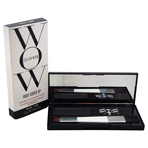 COLOR WOW Root Cover Up – Temporary Hair Color Touch-Up, Black