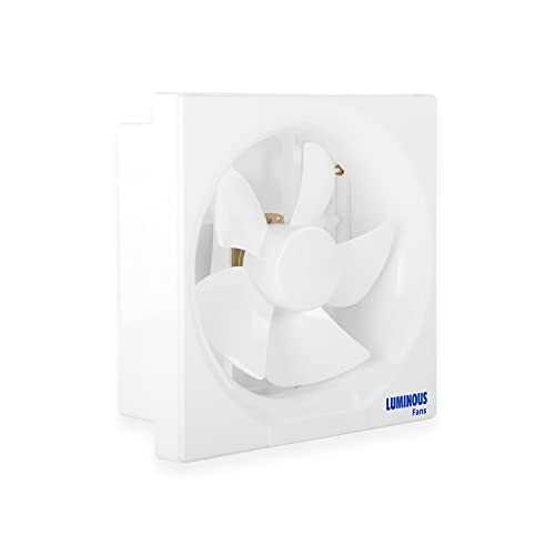 RR Signature Vento Deluxe 150 mm Exhaust Fan For Kitchen, Bathroom with Strong Air Suction, Rust Proof, Anti-Dust Shutters (White) I 3 Year Warranty