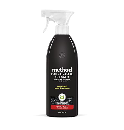 Method Daily Granite Cleaner Spray, Apple Orchard, Cleaning Agent for Granite, Marble, and Other Sealed Stone, 28 oz Spr