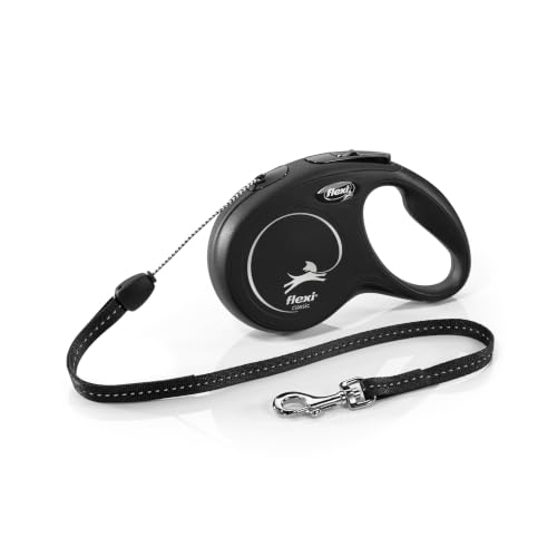 (-44%) flexi Classic S Hunde Roll-Leine, 8m Seil, schwarz