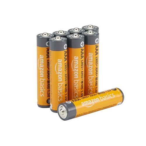 AmazonBasics AAA Performance Alkaline Non-Rechargeable Batteries (8-Pack) - Appearance May Vary