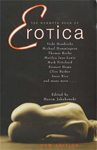 The Mammoth Book of Erotica book cover
