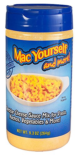 Mac Yourself | Delicious Cheddar Cheese Sauce Mix | Perfect Cheese Powder for Macaroni, Nachos, Veggies and More | 9.3 oz