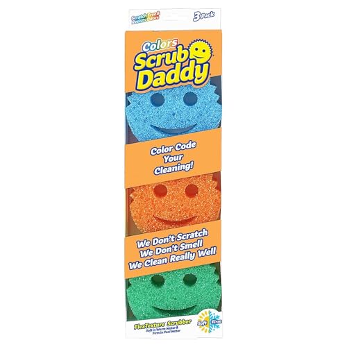 Scrub Daddy Color Sponge Variety Pack, 3 Count