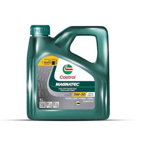 Castrol MAGNATEC STOP-START 5W-30 Full Synthetic Engine Oil for Petrol, Diesel and CNG Cars 3L Castrol MAGNATEC STOP-START 5W-30 Full Synthetic Engine