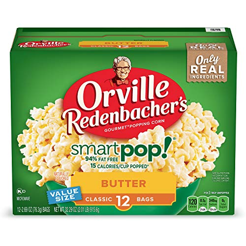 Orville Redenbacher’s Microwave Popcorn SmartPop! Value Size, Butter Flavor, 2.69 oz., 12-Count