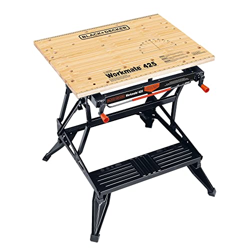 BLACK+DECKER Portable Workbench Vertical Clamping