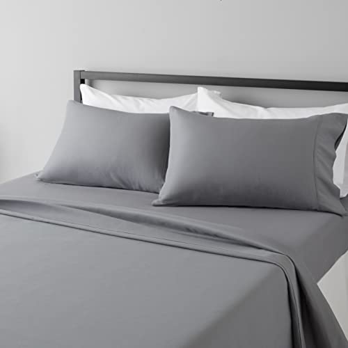 Amazon Basics Microfiber 4-Piece Bed Sheet Set