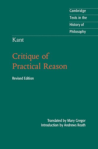 Kant: Critique of Practical Reason (By: Immanuel Kant,Mary J. Gregor,Andrews Reath) cover