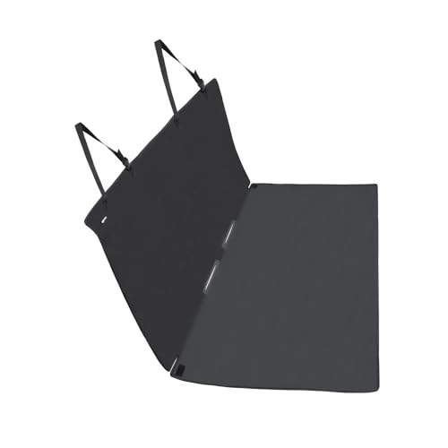 Amazon Basics Funda protectora de asiento de coche para mascotas, 119 x 142 cm, negro