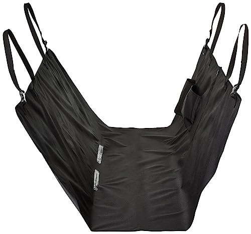 Amazon Basics Funda protectora de asiento de coche para mascotas, estilo hamaca, negro