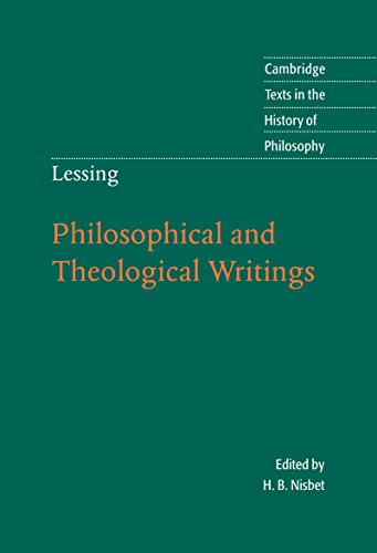 Philosophical & Theological Writings (By: Gotthold Ephraim Lessing) cover