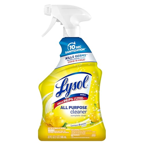 Lysol All-Purpose Disinfecting Cleaner Spray Lemon Breeze 32 oz