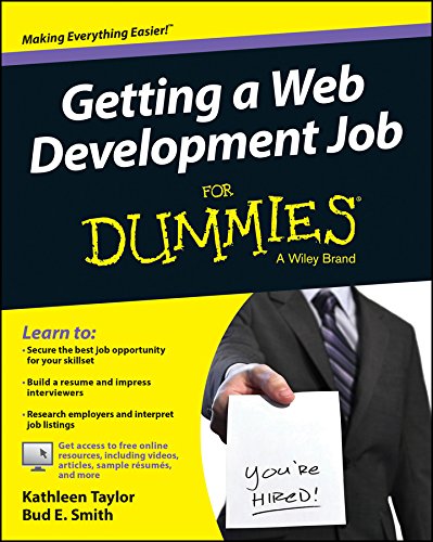 Getting a Web Development Job for Dummies book cover