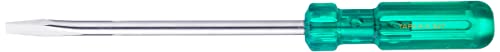 Taparia 927 Steel (10.0 X 1.2Mm) Flat Tip Screw Driver (Green&Silver), 1 Pc