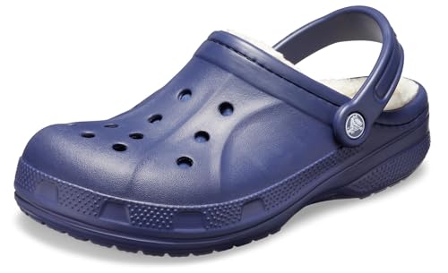 Crocs Ralen Lined Clog Nautical Navy/Oatmeal Men's 11, Women's 13 Medium