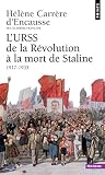 Urss De La Rvolution La Mort De Staline 19171953 L Points Histoire T 179
