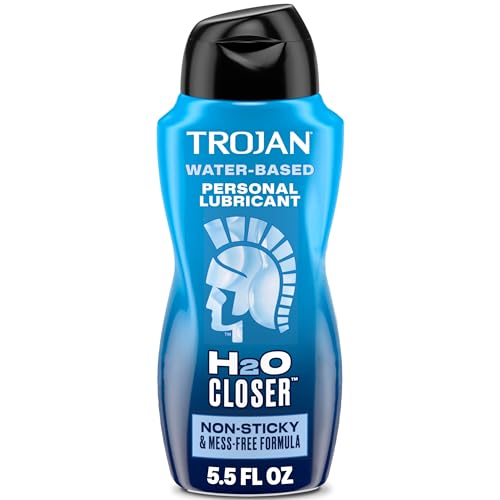 TROJAN Lubricants Water Based H2O Closer Personal Lubricant, 5.5 oz.