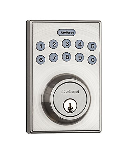 Kwikset Electronic Deadbolt w/ Keypad Amazing Security Kwikset's comprehensive contemporary keypad