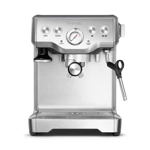 Breville the Infuser Espresso Machine, Brushed Stainless Steel BES840BSS, Silver